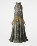 Wild Heart Feather Halter Maxi Dress