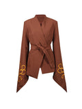 Audacious Embroidered Oversized Blazer