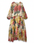 Wanderlust Chiffon Tiered Maxi Dress